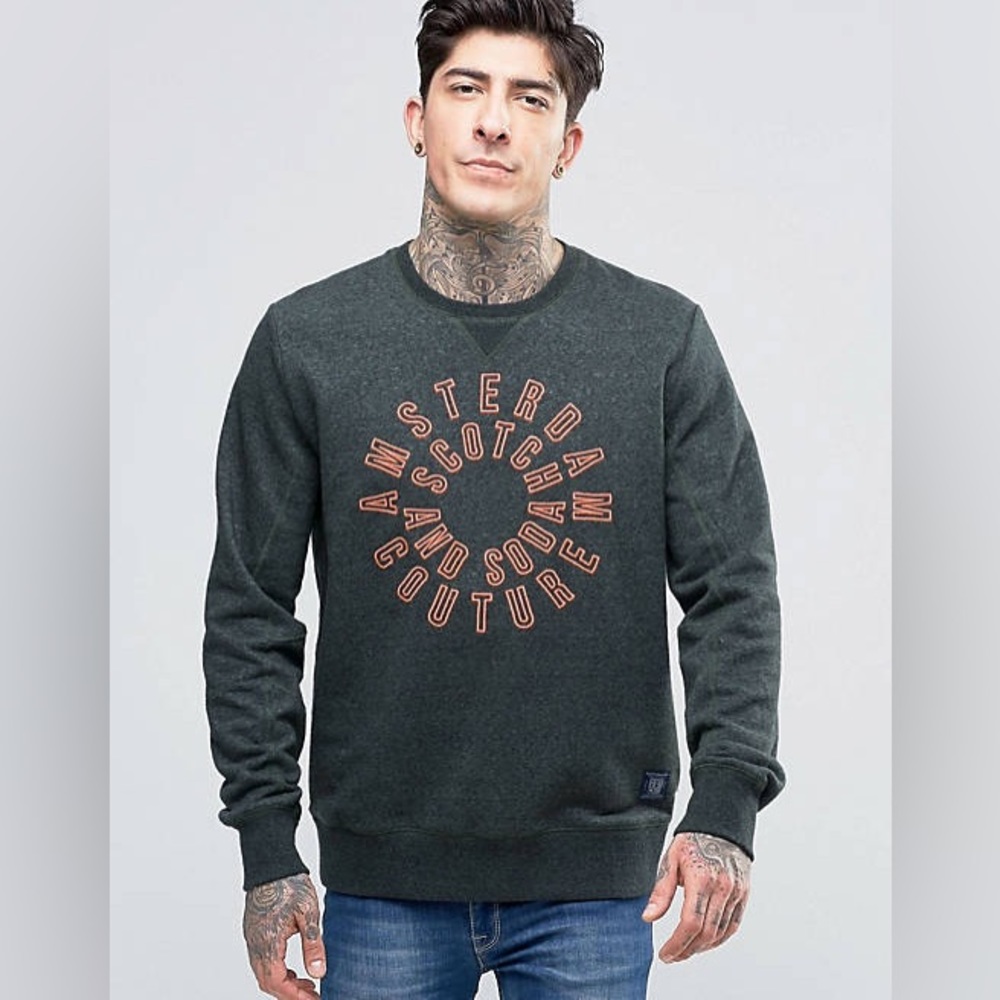 Scotch & Soda Amsterdam Couture Mens Large Sweatshirt